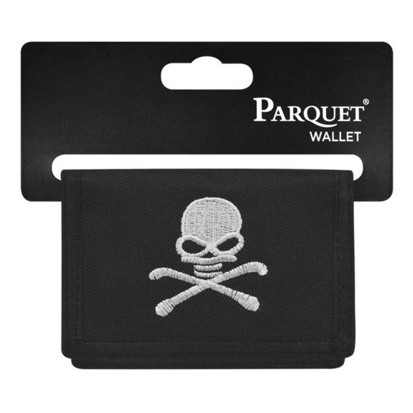 Skull and Crossbones Velcro Wallet - Great Gift - Picture 1 of 4